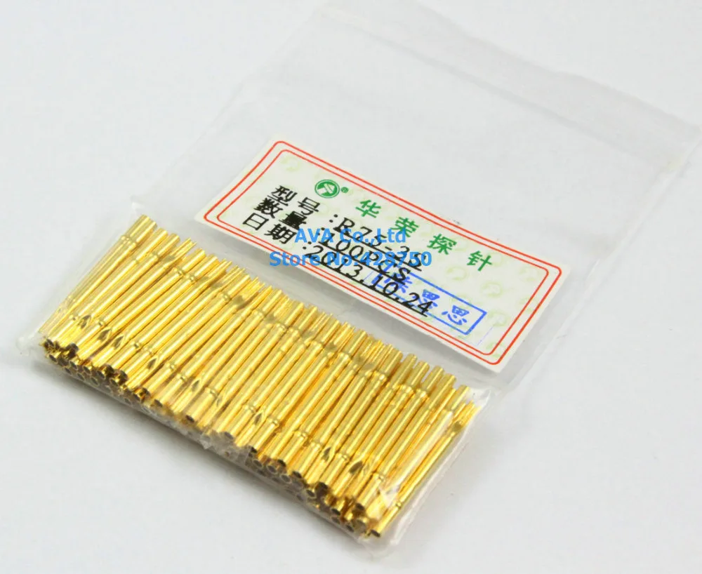 100 Pieces R75-3S Test Probe Pogo Pin Receptacle fit P75 Series