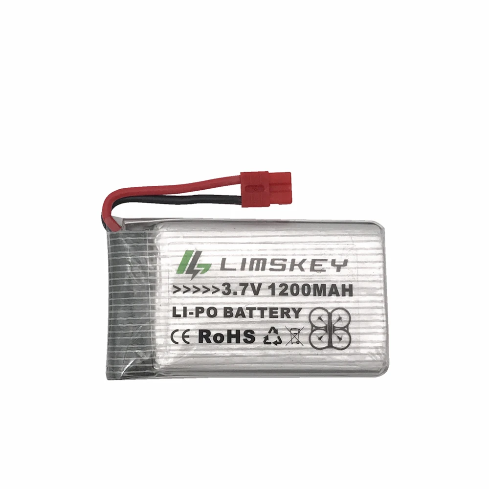 3.7V 1200mAh Lipo Battery For Syma X5uw x5uc x5hw x5hc Quadcopter Upgrade Capacity 3.7V 1200 mAh 5pc Battery With 5 in 1 Charger