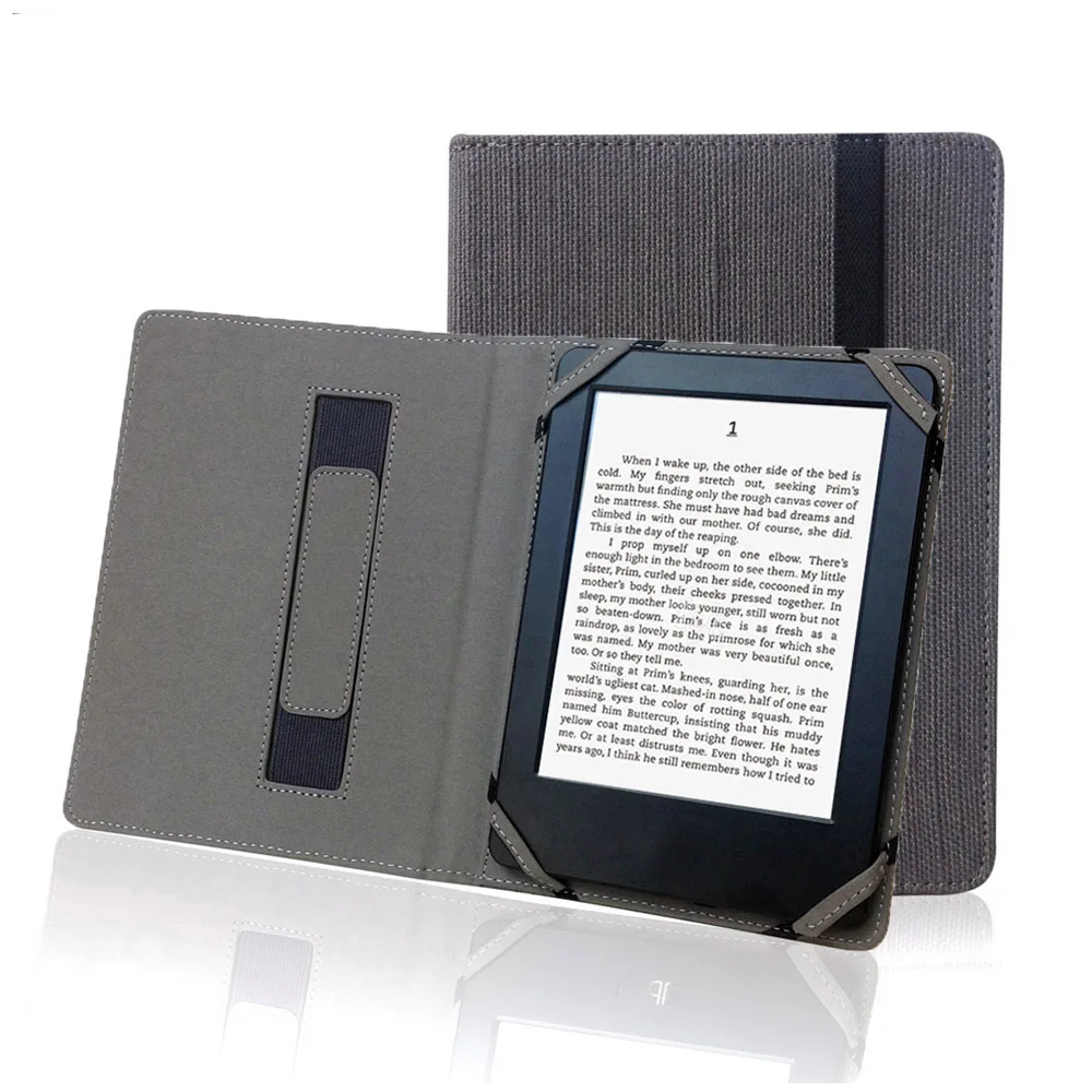 Case for Boyue Likebook Mars T80D Natural Hemp Flax Cover Paper T80S eReader 7.8 inch Universal Cover Linen Case Protective