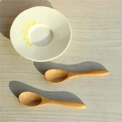 Wood Spoon Strong Spoon Baby Child Feeding Tools Seasoning Soup Spoons Wooden Kitchen Utensil Set Cook Tool