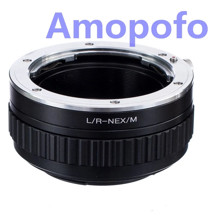 Amopofo LR-NEX/M Adapter for Leica R Lens Mount Lens to SonyE Mount Adapter NEX Macro Focusing Helicoid NEX-5C, NEX-C3, NEX-VG10