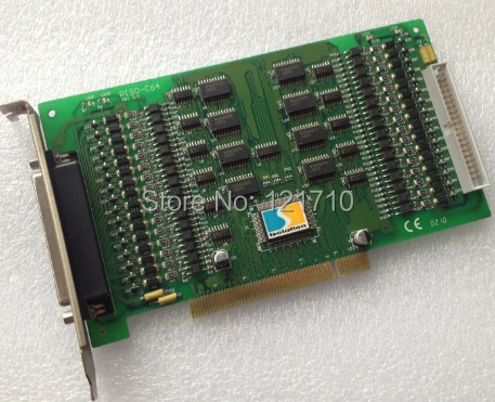 Industrial equipment  board PISO-C64 ICP DAS REV 3.0 64 Channel Optically Isolated Open-Collector Digital Output Board