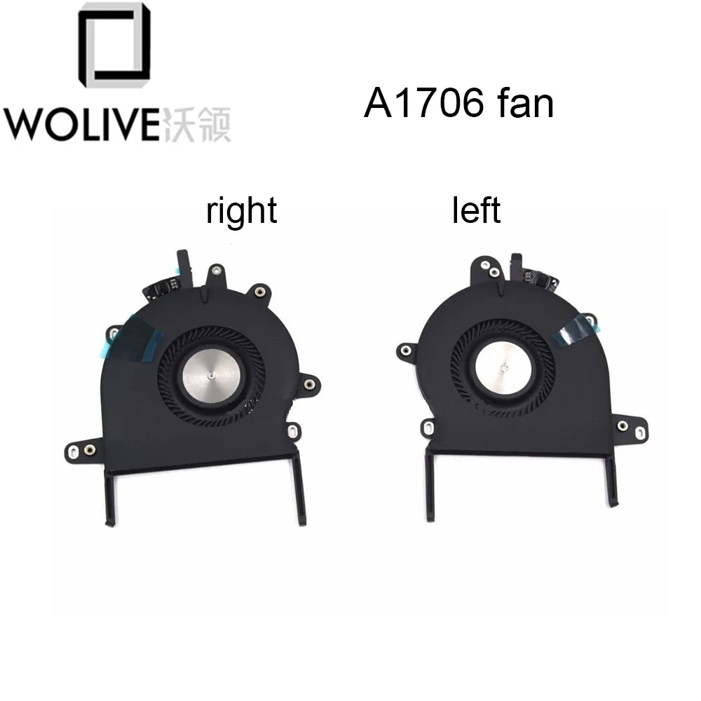 

Wolive New Left and Right Cooling Fan For MacBook Pro Retina 13'' A1706 MLH12 EMC3071