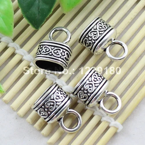 Fit 10x6mm Cord Crimp End Caps Buckle Tips for Necklace Bracelet Ropes Connectors Clasp DIY Accessories 18x13mm 20pcs K00843