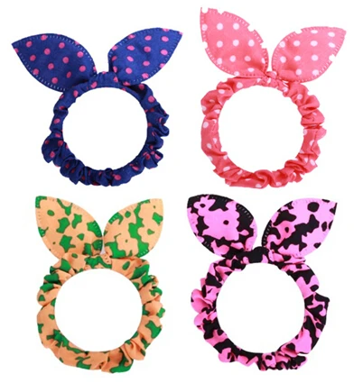 New 5 Pieces Nice and Lovely Kids Children Girls Jewelry Baby Headwear Rabbit Ears Hair Rope