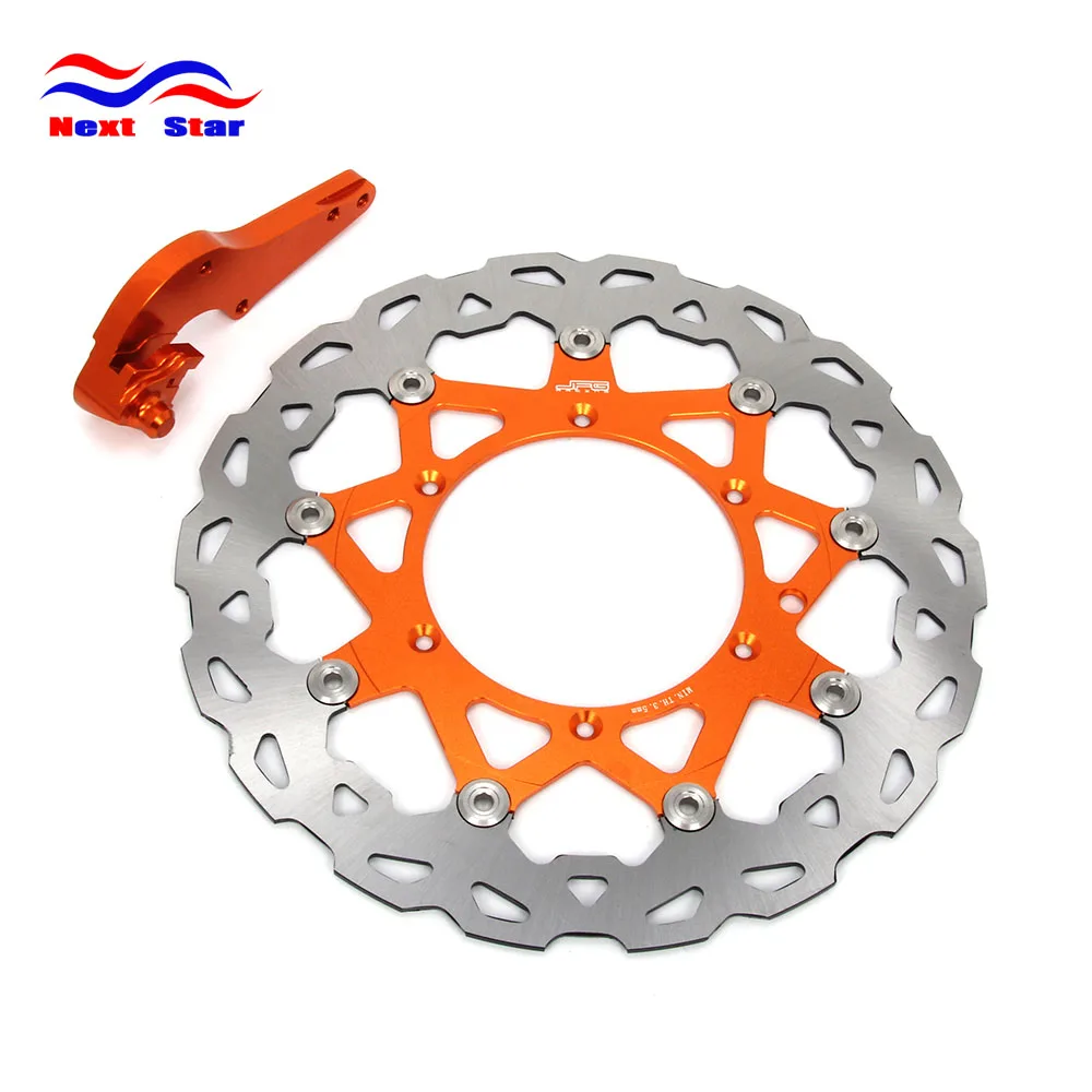 

Motorcycle 320MM Front Floating Brake Disc Rotor & Adapter Bracket For KTM EXC EXCF EXCG EXCR LC4 SC SX SXF SXS XCF XCW XC 2015