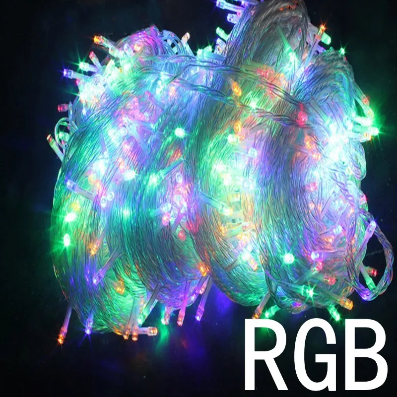 New 100 meter 800 LED Christmas Lights 8 Modes for Seasonal Decorative Christmas Holiday Wedding Parties Indoor / Outdoor Use