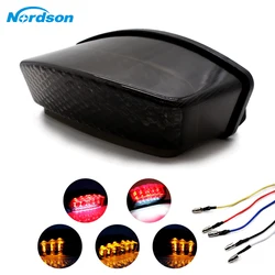 Nordson Motorcycle Taillight Tail Brake Turn Signals Integrated Led Light For Ducati Monster 400/620/695/750/800/900/1000 94-08