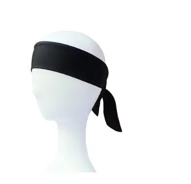 

New 1pcs Cotton Tie Back Headbands Stretch Sports Sweatbands Hair Band Moisture Wicking Workout Bandanas Running Men Women Bands