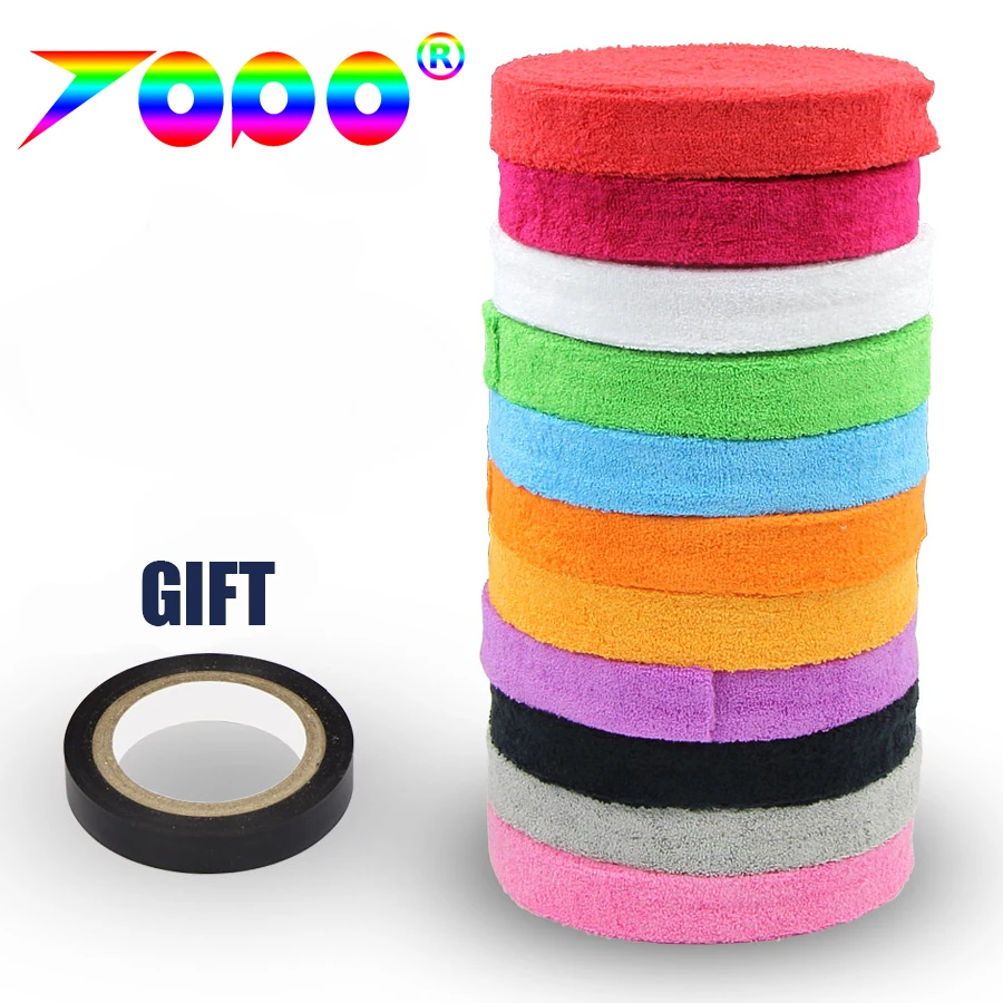 

Free shipping 100% cotton towel Grips/badminton racket/squash(10m/reel)