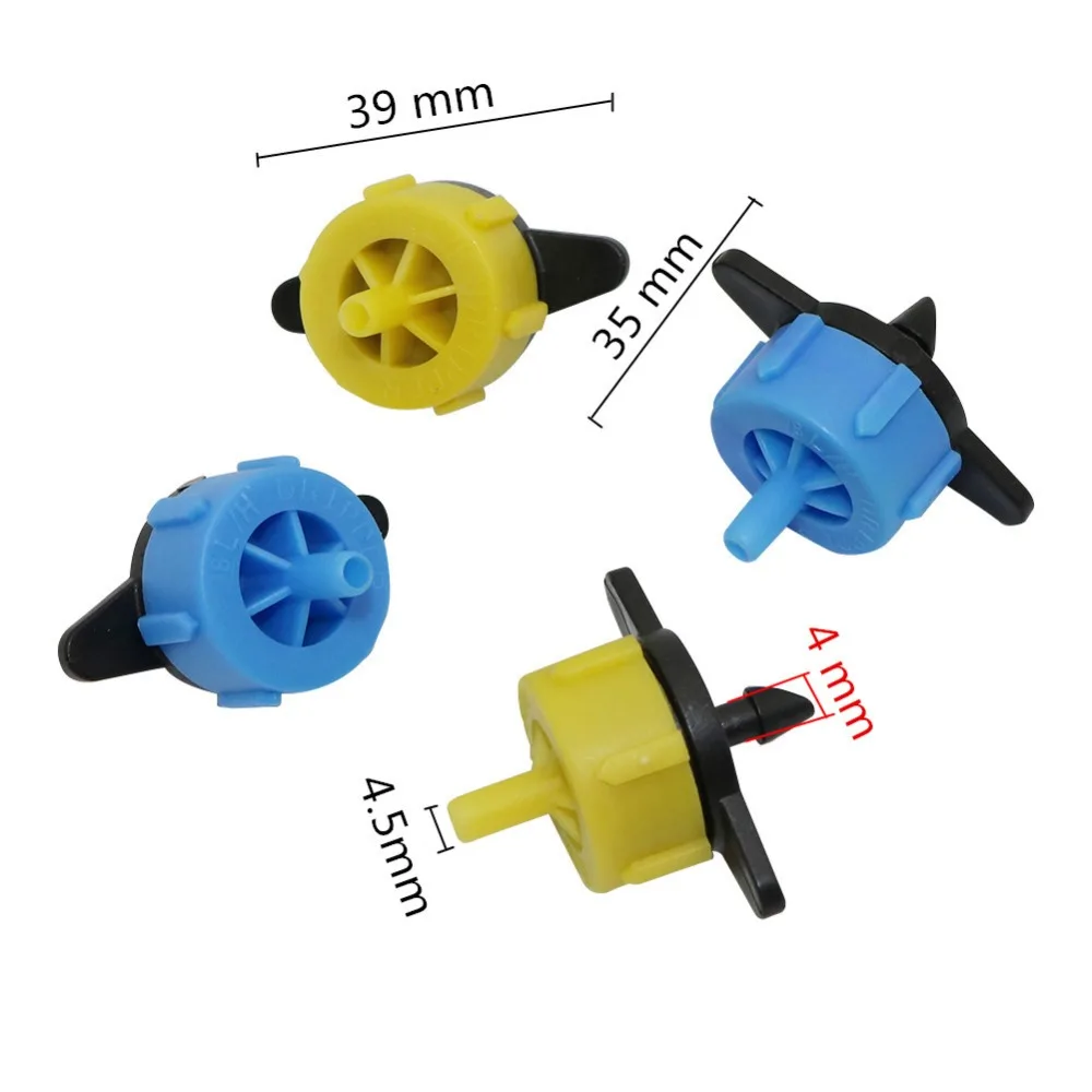 Gewächshaus Tropf Bewässerung 2L/4L/8L 2-weg Drip Pfeil kit Garten Bewässerung system topfpflanzen Bewässerung kit 20 Sets – Detail 4