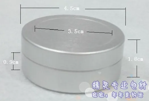 

100pcs wholesale 25g Aluminum Cosmetic Jar Container, 100pcs/lot High Quality Makeup Container Factory Wholesale