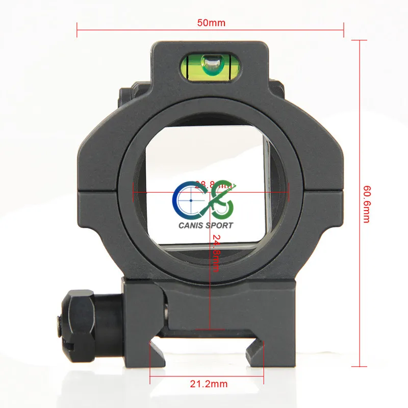 Canis Latrans kąt widzenia w całości z metalu odbicie Airsoft lustro narożnik widok 360 obrót Reddot holograficzny dla Wargame CQB gs1-0401