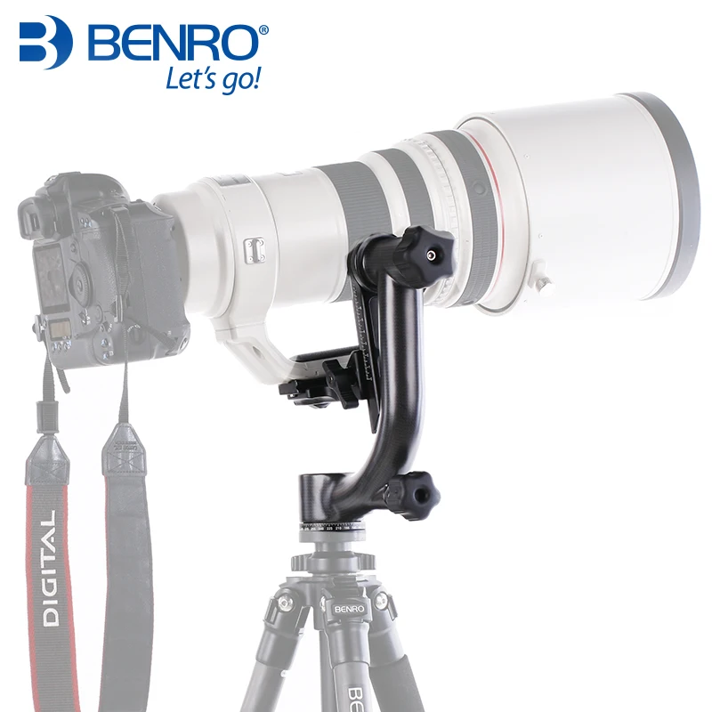 Benro GH2 GH2C GH5C MINI Professional Gimbal Head GH-2 Aluminum Gimbal Heads For Heavy Telephoto Lenses Camera Tripod