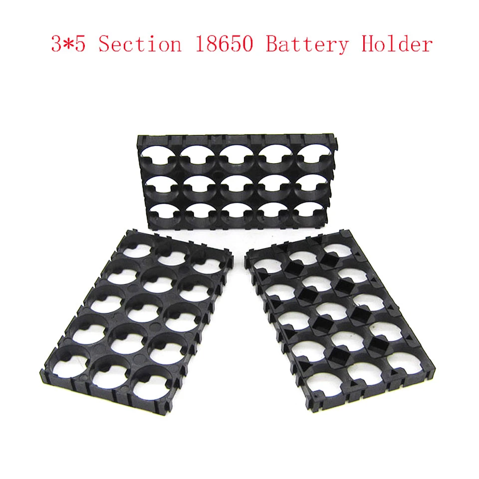 2 Pcs 18650 Battery Bracket  18650 Spacer Radiating Holder Bracket Electric Car Bike Toy 18650 Battery Holder 3X5