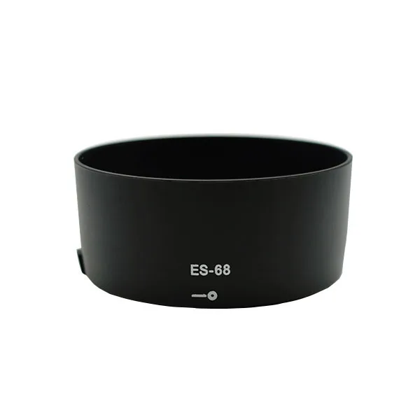 Capa de lente para câmera, capa de lente para câmera lata & n-eos ef 50mm f/1.8 stm 49mm com número de rastreamento, 10 fábricas, novo es68