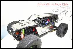 Metal Protection Board Plate Body with Front LED for Axial AX90032 AX90038 YETI XL Roll Cage