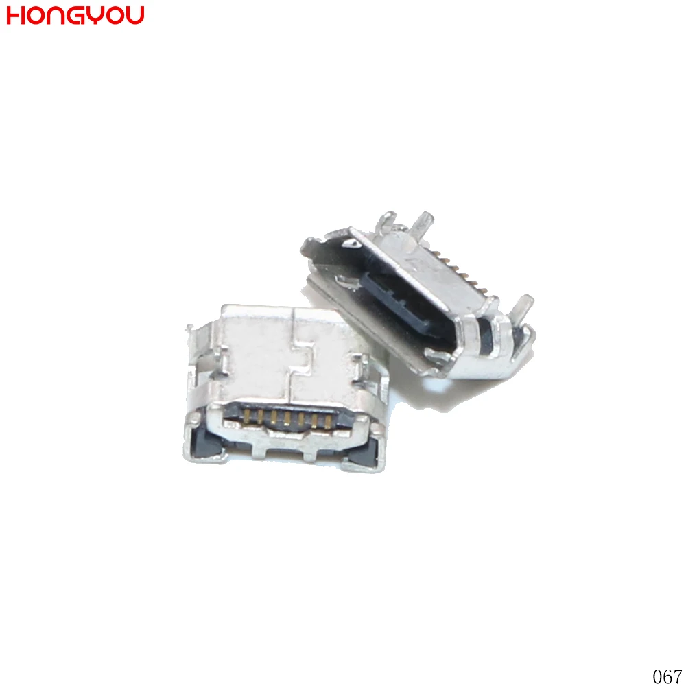 

100PCS/Lot Micro Usb Charging Jack Socket Connector For Samsung Galaxy S2 I9100 I9108 S5600 S5603 I5500 S5233 S3650 Charge Port