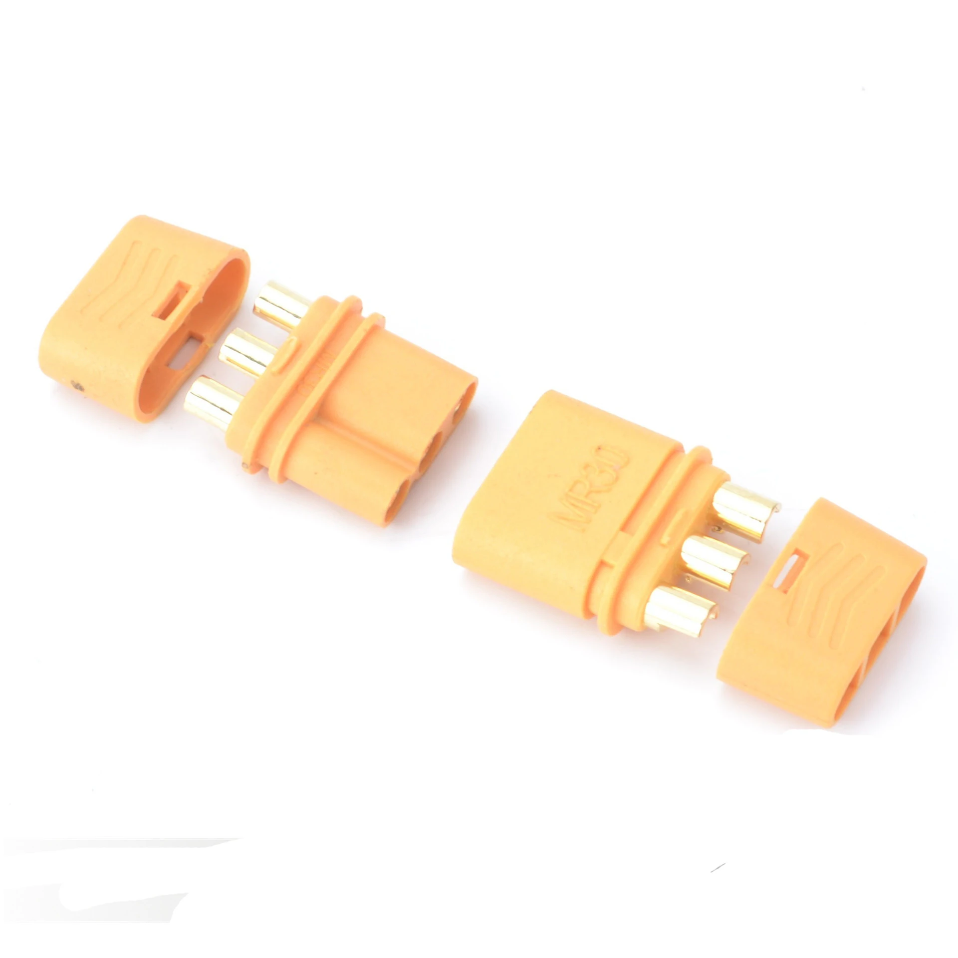 1 Pair MR30 Connector Plug With Sheath Female & Male for RC Lipo Battery RC Multicopter Airplane