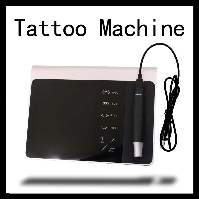 

2021 nova digital caneta agulha de tatuagem dermographe maquillage permanente make-up maquina de tatuagem terno tatuagem arma