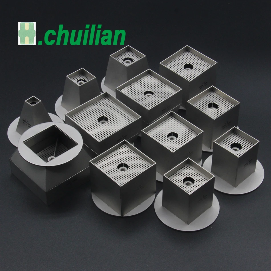 

12pcs/lot BGA Hot Air Nozzle Upper part bottom wind Tsui nozzle For Honton ZM SCOTLE ACHI DINHUA Rework station