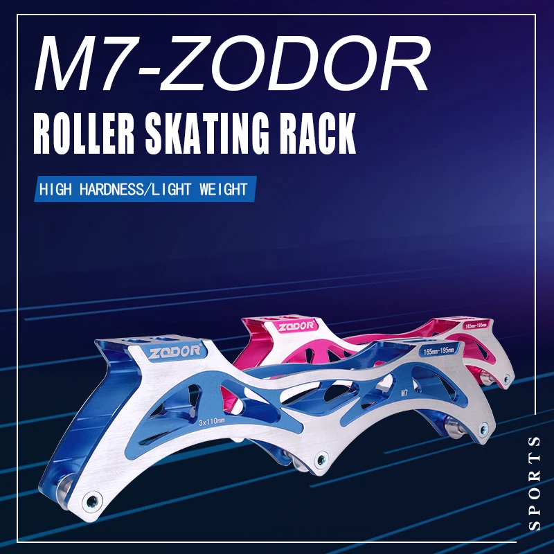 

Kids Inline Speed Skates Frame M7 ZODOR 3X90mm 3X100mm 3X110mm Speed Skating Base 130mm 150mm 165mm 180mm 195mm 3 Wheel Children