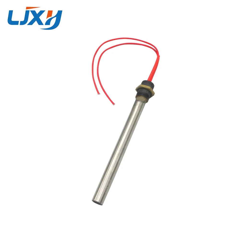 LJXH 201SUS Double Threaded Fitting Cartridge Heater Heating Element DN20 Thread 16x200/250/300/350mm Tube Size AC110V/220V/380V