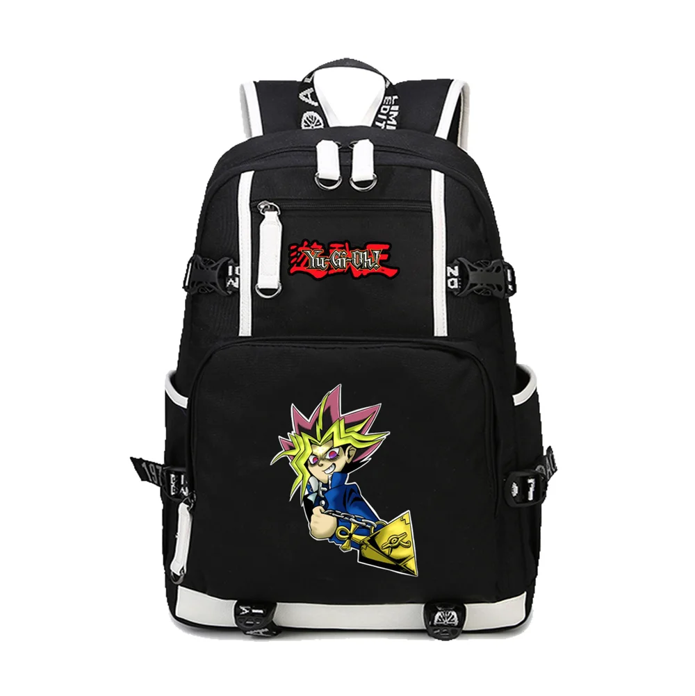 

2020 New Japanese Anime Yu-Gi-Oh! Backpack Cosplay Laptop Backpacks Unisex Student School Bookbag Travel Bag canvas Rucksack