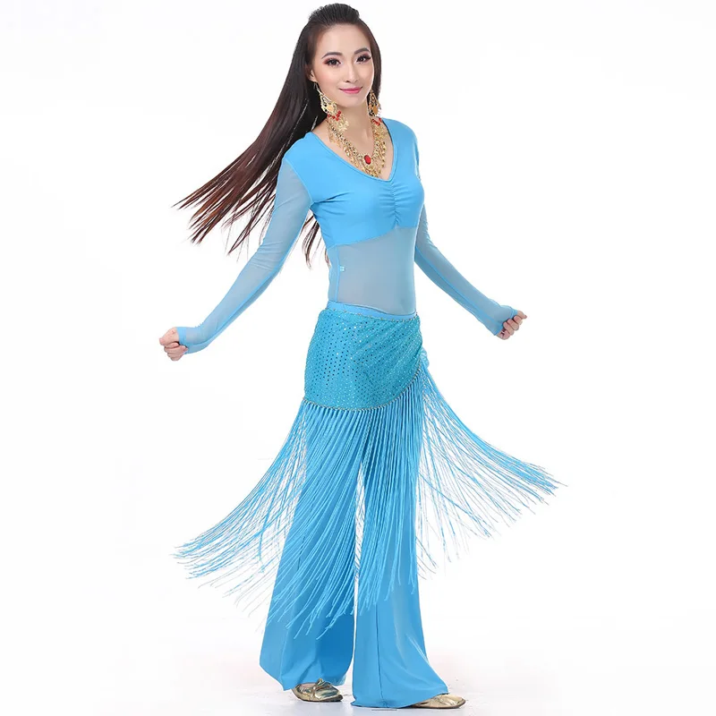 Belly Dance Costume 3 Piece(Top+Waist Towel+Pants) Belly Dancing Clothes Bellydance 10 Colors Clothing For Dance Indian Dresses