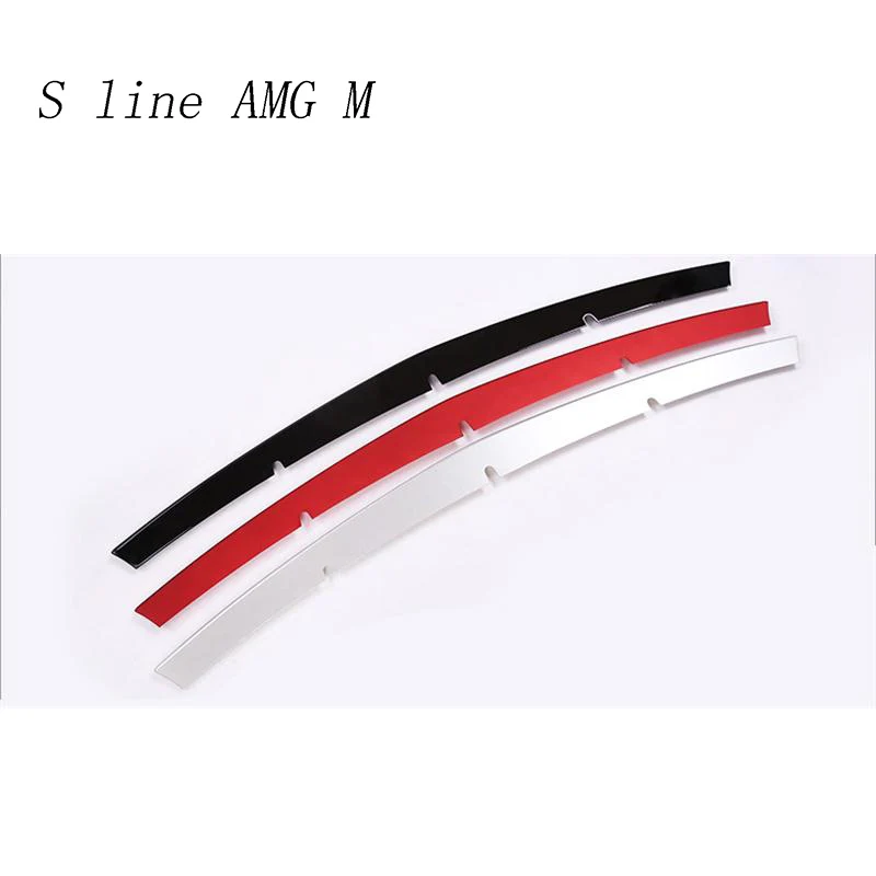 Car Styling Auto Head front bumper sequins decoration Cover sticker Trim for Mercedes Benz E class Sport W213 Auto accessories