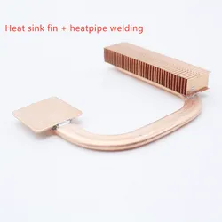 customized Heat pipe radiator drawing processing copper heat pipe copper fin heatsink heating pipe welding diy heat dissipation