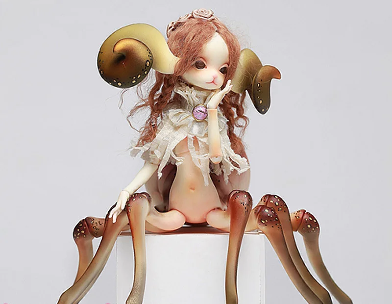 nude BJD Feman Elf Spider Wizard SD doll Resin  model toy gift,not include clothes,shoes,wig and other accessories D2603