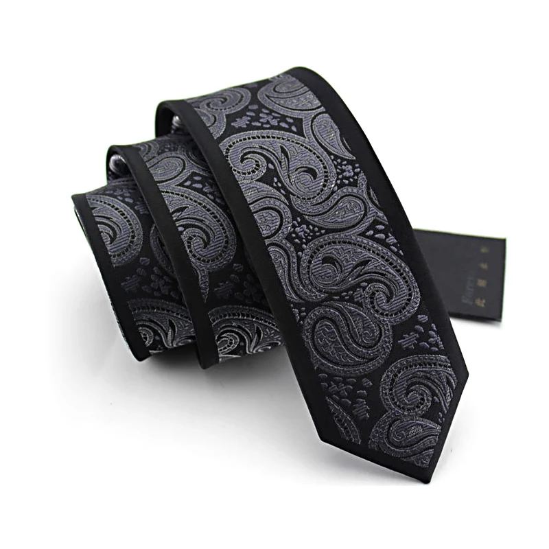 Men's Ties for Suits Vintage Paisley Neck Ties Polyester Floral Gravata for Men Wedding Jacquard Woven Ties Work Business Party