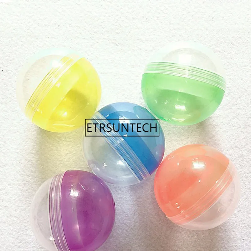 500pcs 50mm Empty Plastic Toy Vending Capsule Colorful Toy Capsule Festival Decoration Suprise Gift Ball