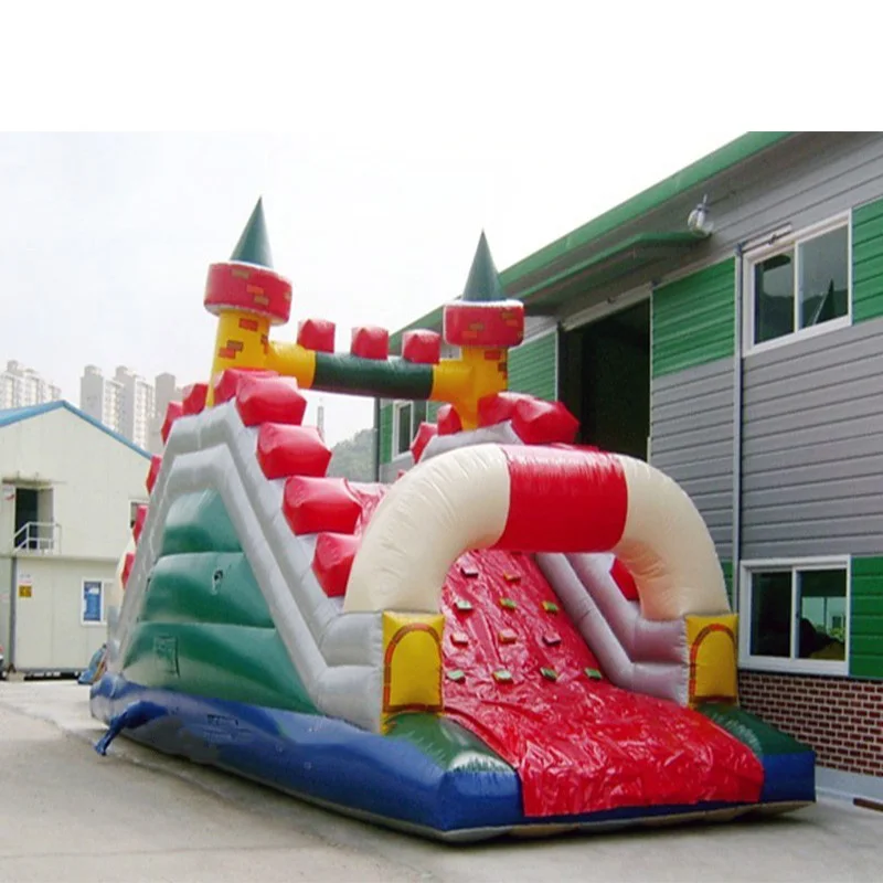 Good quality colorful commericial PVC inflatable slide inflatable outdoor playground for kids