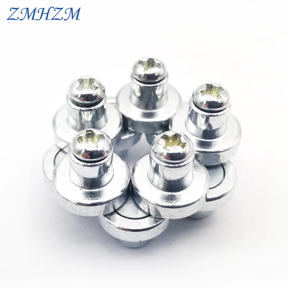 10 zestawów/partia płyta rekonstrukcyjna kolumna magnetyczna śruba magnetyczna do lamp sufitowych Led cylindry montażowe zestawy magnesów płyta lampy