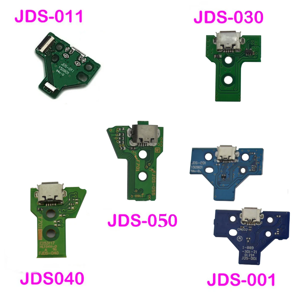 USB Charging Port Socket Charger Board Replacement Repair Parts For PS4 Controller JDS-050 5.0 011 001 030 040