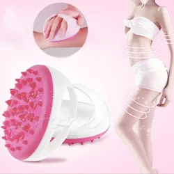 S-home New Useful Bath Shower Body Anti Cellulite Massager Brush Glove Full Body mar23