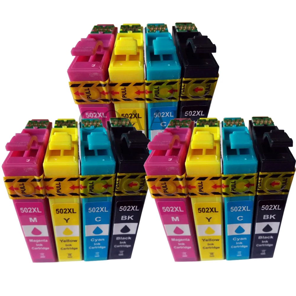 

Compatible ink cartridge for EPSON 502 T502 XL for Expression Premium XP5100 XP5105 & Wrokforce wf-2865 wf-2860 Printer