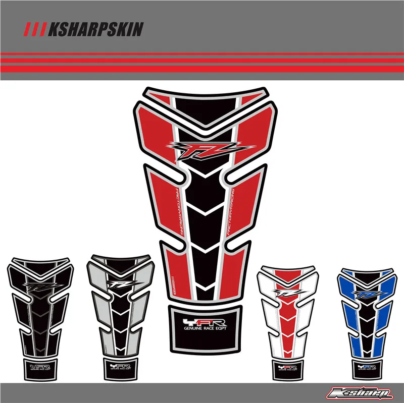 3D ADESIVI Sticker Decal Emblem Protection Tank Pad Cas Cap Fit FOR YAMAHA FZ6 Fazer 600 2004 - 2009