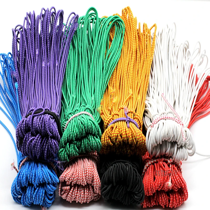 4 Meter Strong Elastic Rope Bungee Shock Cord Stretch String For DIY Jewelry Making Outdoor Project Tent Kayak Boat Bag Luggage