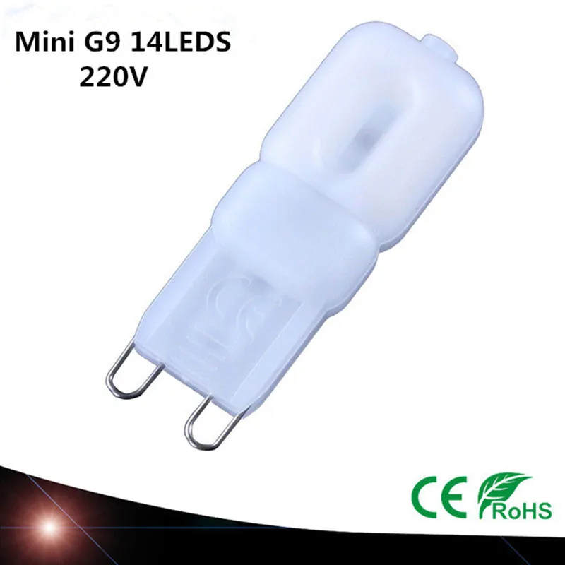 

100X 14 22 32LEDS G9 Lamp Corn Light SMD2835 220V 230V 240V G9 LED Bulb High Quality Chandelier Light Replace Halogen Lamp