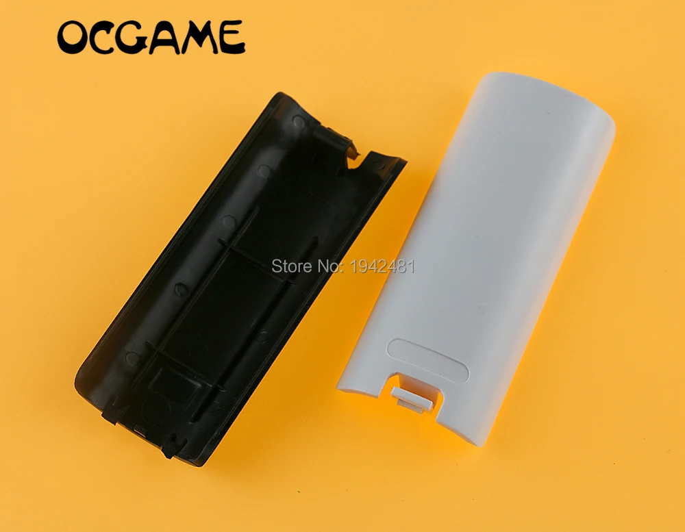 2PCS black&white battery cover case battery back door shell cover for wii remote controller