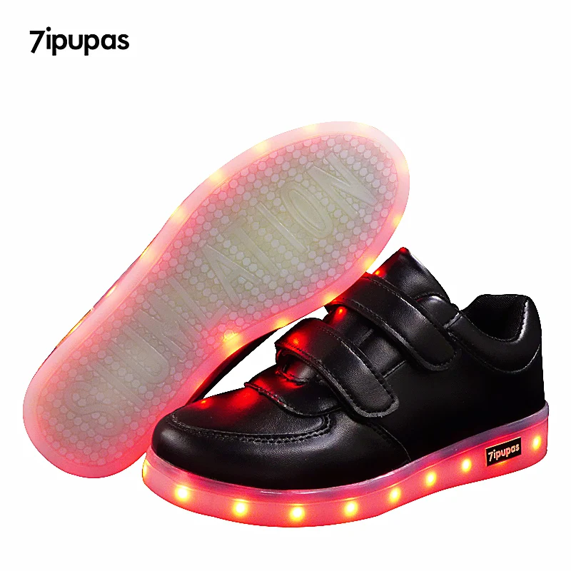 7ipupas Children Luminous Shoe Boy Girls Sport Running Shoe Baby Glowing Lights Fashion Sneakers Toddler Little Kid LED Sneakers