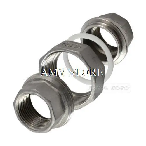 3/4 "Dễ Uốn Thẳng Liên Coulping Ống Thép Không Gỉ SS304 F/F BSP Dây Chuyền