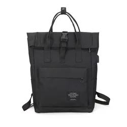 Women Large Capacity Canvas Backpack Multifunctional Shoulder Laptop Rucksack USB School Bag Fashion Travel Backpack for Girls