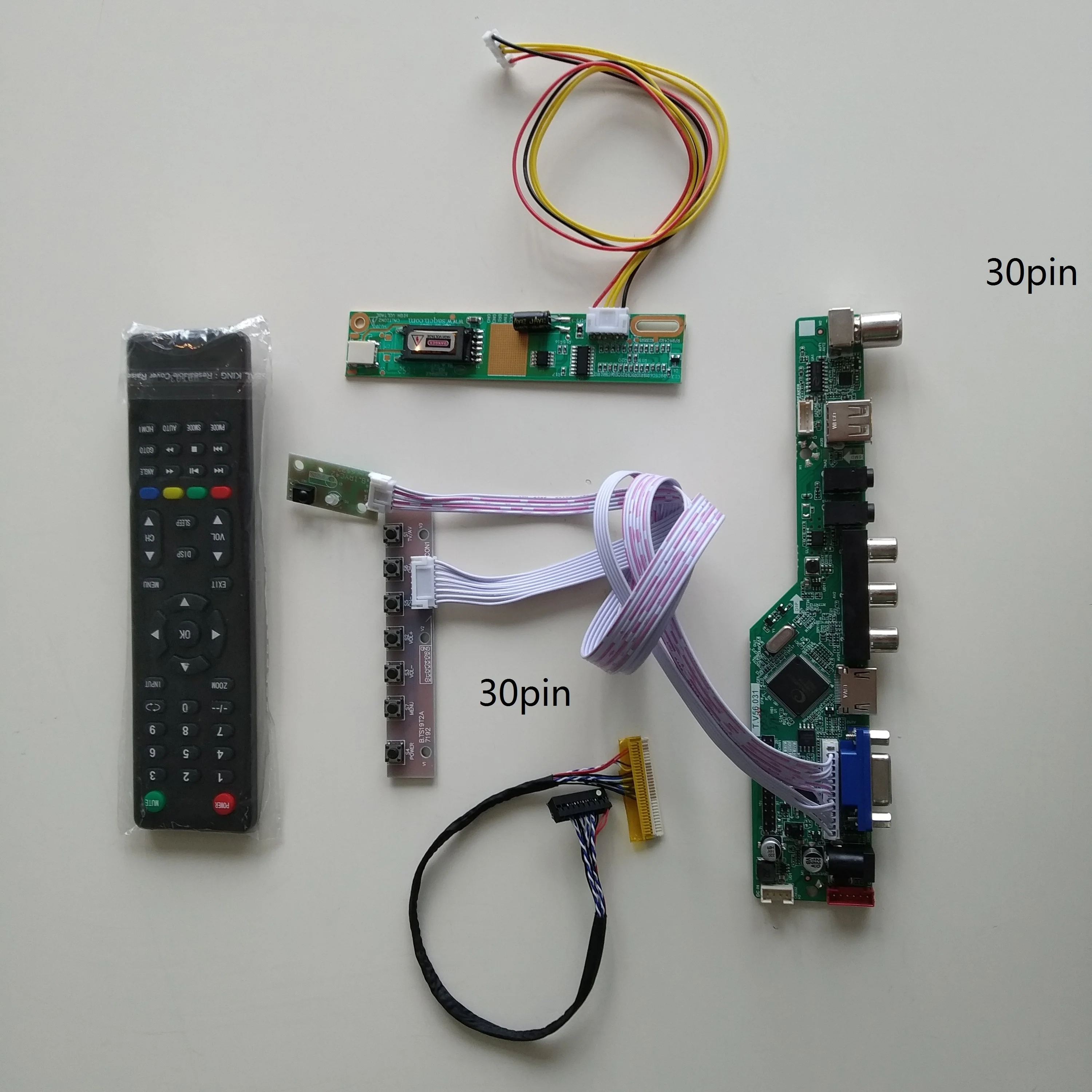 

VGA AV аудио ТВ, совместимому с HDMI USB ЖК-дисплей светодиодный 1 флуоресцентные лампы с холодным катодом контроллер DIY доска для 17,0 "LTN170WX-L05 1440X900 дисплей монитор