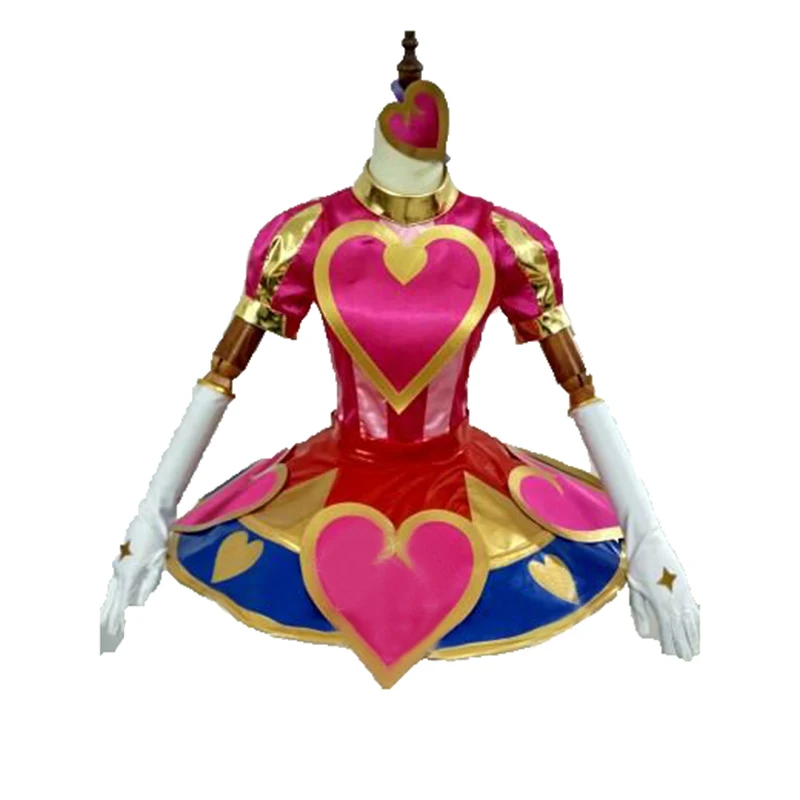 LOL Orianna Heartseeker Valentine's Day Cosplay Costume Halloween Uniform Shirt+Skirt+Gloves+Headdress 11