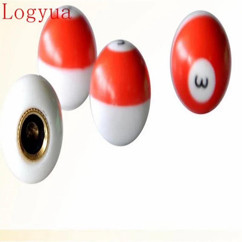 

Car Style No.3 Ball Tire Air Valve Cap Tyre Wheel Dust Stems Caps For Number 3 Car Truck Motorcycle Bike 40pcs = 10 set