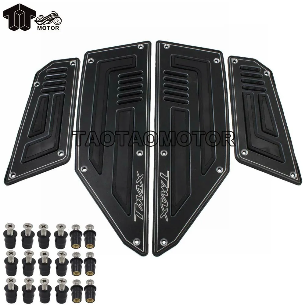 CK CATTLE KING 6 Color Motorcycle CNC Front and Rear Foot Pegs Footrest Step pad For YAMAHA Tmax 530 2012 2013 2014 2015 2016